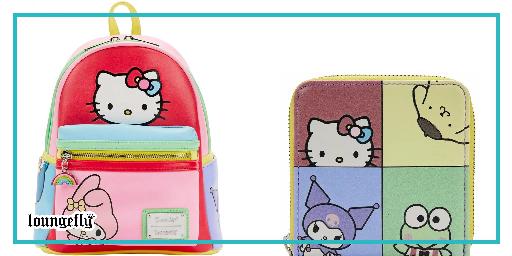 Hello Kitty and Friends Color Block series from Loungefly