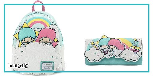 Little Twin Stars Rainbow Cloud series from Loungefly