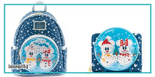 Mickey and Minnie Mouse Snow Globe series from Loungefly
