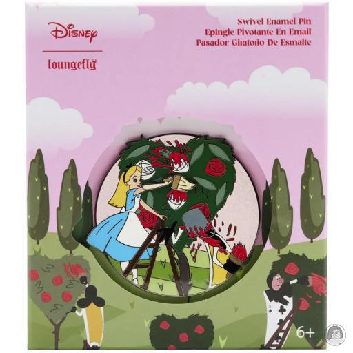 Alice in wonderland (Disney) Alice Painting the Roses Red Enamel Pin Loungefly (Alice in wonderland (Disney))