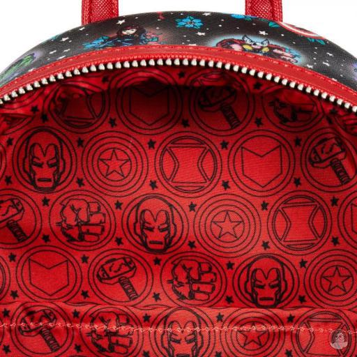 Avengers (Marvel) Tattoo Floral Mini Backpack Loungefly (Avengers (Marvel))