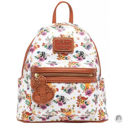 Loungefly Bambi (Disney) Bambi, Thumper and Flower All Over Print Mini Backpack