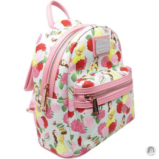 Beauty and the Beast (Disney) Beauty and the Beast All Over Print Belle Rose Mini Backpack Loungefly (Beauty and the Beast (Disney))
