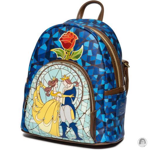 Beauty and the Beast (Disney) Beauty and The Beast Stained Glass Window Mini Backpack Loungefly (Beauty and the Beast (Disney))