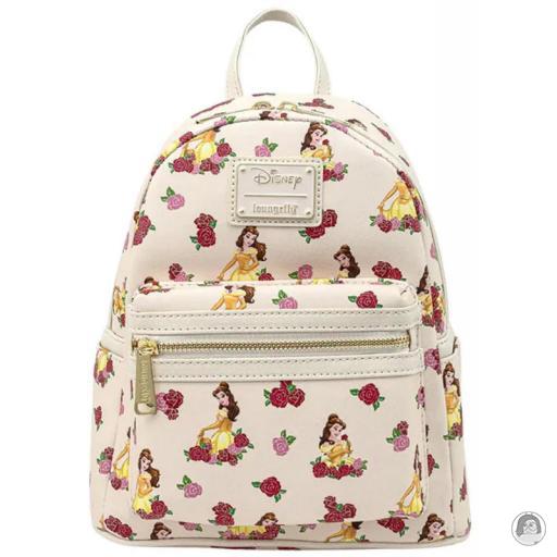 Beauty and the Beast (Disney) Belle Roses All Over Print Mini Backpack Loungefly (Beauty and the Beast (Disney))