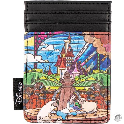 Loungefly Stained Glass Beauty and the Beast (Disney) Castle Series Beauty and the Beast Card Holder