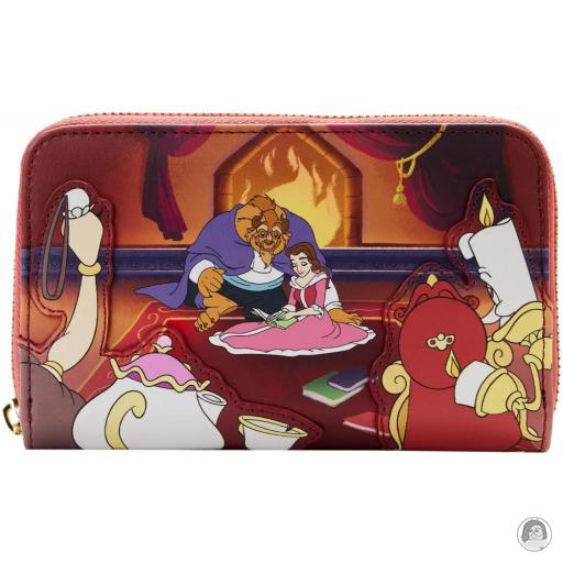 Loungefly Beauty and the Beast (Disney) Beauty and the Beast (Disney) Fireplace Scene Zip Around Wallet
