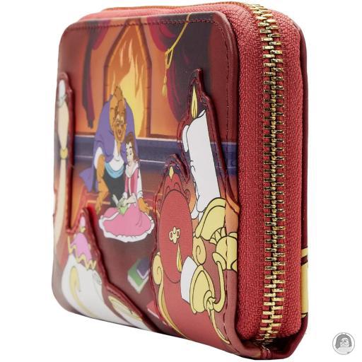 Beauty and the Beast (Disney) Fireplace Scene Zip Around Wallet Loungefly (Beauty and the Beast (Disney))
