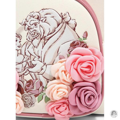 Beauty and the Beast (Disney) Floral Portrait Mini Backpack Loungefly (Beauty and the Beast (Disney))