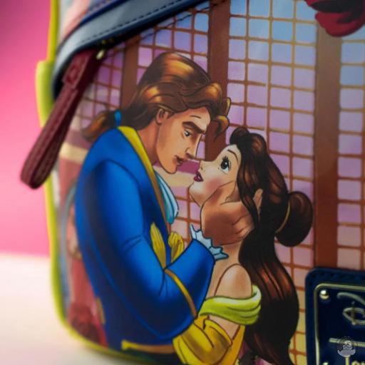 Beauty and the Beast (Disney) Transformation Floral Mini Backpack Loungefly (Beauty and the Beast (Disney))