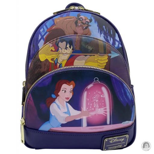 Loungefly Beauty and the Beast (Disney) Beauty and the Beast (Disney) Triple Pocket Scenes Mini Backpack