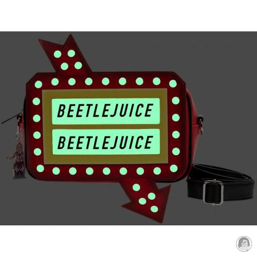 Beetlejuice Beetlejuice Graveyard Sign Glow Crossbody Bag Loungefly (Beetlejuice)