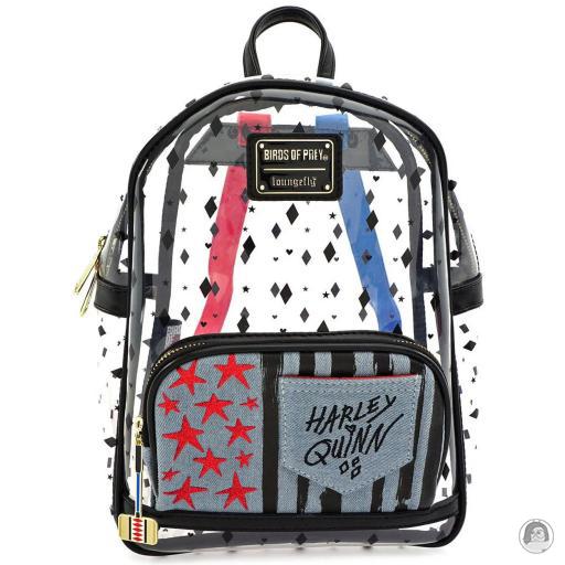 Loungefly Birds of Prey and the Fantabulous Emancipation of One Harley Quinn (DC Comics) Birds of Prey and the Fantabulous Emancipation of One Harley Quinn (DC Comics) Harley Quinn Clear Mini Backpack