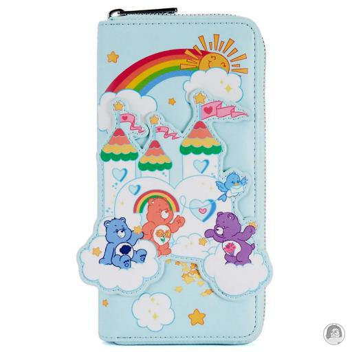 Loungefly Care Bears Care Bears Care Bears 40th Anniversary Care A Lot Castle Zip Around Wallet