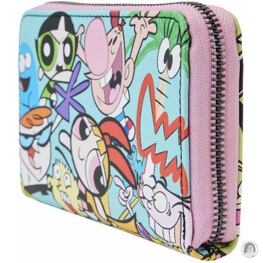 Cartoon Network Retro Collage Zip Around Wallet Loungefly (Cartoon Network)