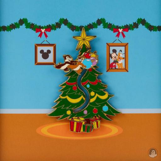 Chip and Dale (Disney) Tree Ornament Figural Enamel Pin Loungefly (Chip and Dale (Disney))