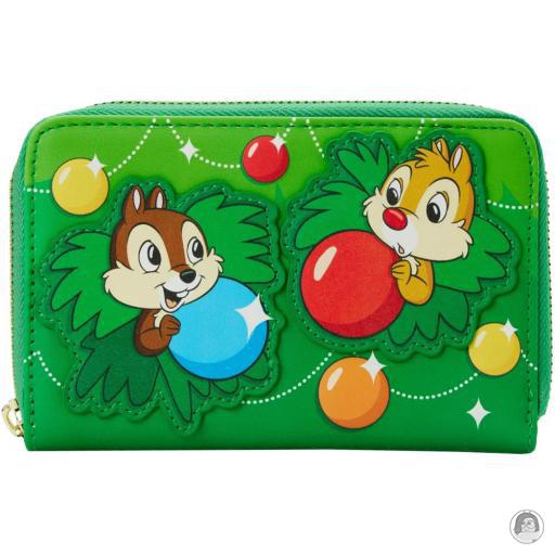 Loungefly Chip and Dale (Disney) Chip and Dale (Disney) Tree Ornament Figural Zip Around Wallet