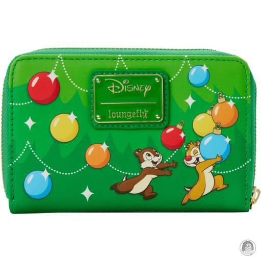 Chip and Dale (Disney) Tree Ornament Figural Zip Around Wallet Loungefly (Chip and Dale (Disney))