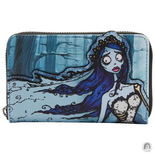 Loungefly Corpse Bride Corpse Bride Emily Bouquet and Forest Zip Around Wallet