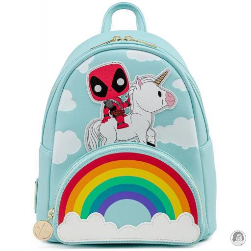 Loungefly Deadpool (Marvel) Deadpool 30th Anniversary Unicorn Rainbow Pop! Mini Backpack