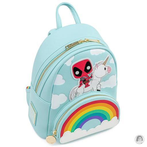 Deadpool (Marvel) Deadpool 30th Anniversary Unicorn Rainbow Pop! Mini Backpack Loungefly (Deadpool (Marvel))