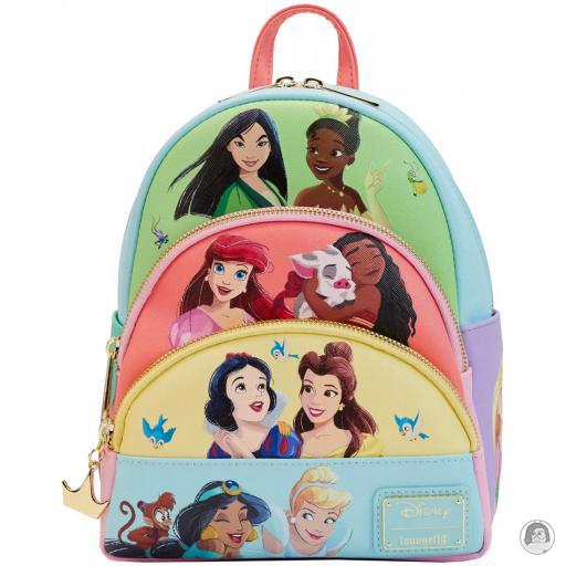 Loungefly Disney Princess (Disney) Disney Princess (Disney) Triple Pocket Mini Backpack