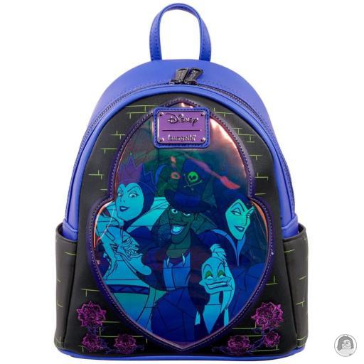 Loungefly Stained Glass Disney Villains (Disney) Disney Villains Stained Glass Mini Backpack