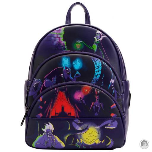 Loungefly Glow in the dark Disney Villains (Disney) Villains in the dark Mini Backpack