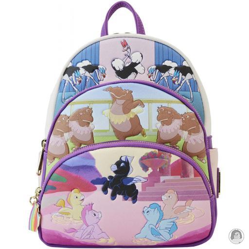 Loungefly Fantasia (Disney) Fantasia (Disney) Fantasia Scenes Triple Pocket Mini Backpack