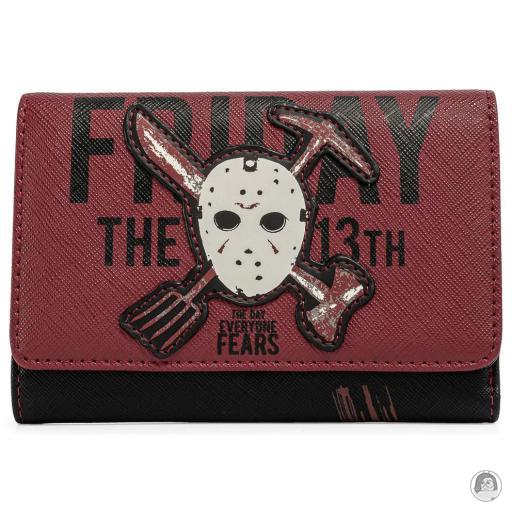 Loungefly Wallets Friday the 13th Jason Mask Tri-Fold Wallet