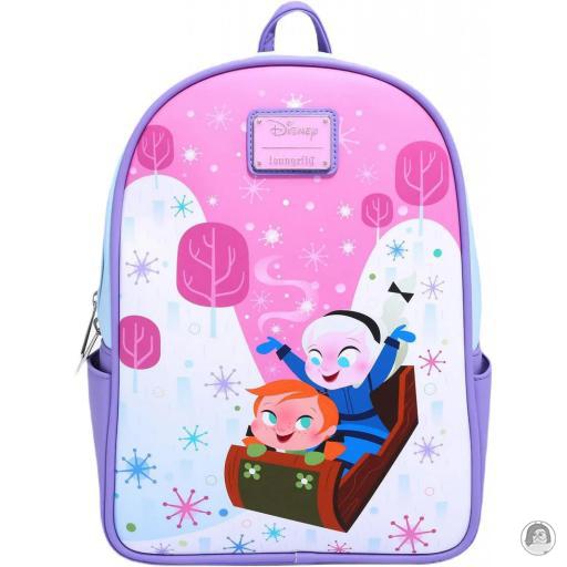Loungefly Frozen (Disney) Frozen (Disney) Elsa & Anna Chibi Winter Sled Mini Backpack