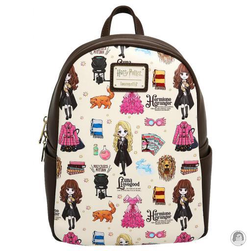 Loungefly Harry Potter (Wizarding World) Harry Potter (Wizarding World) Luna & Hermione All Over Print Mini Backpack