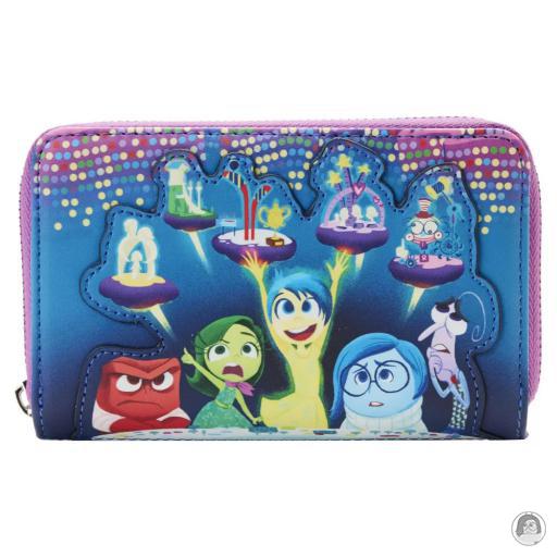 Loungefly Glow in the dark Inside Out (Pixar) Control Panel Inside Out Zip Around Wallet