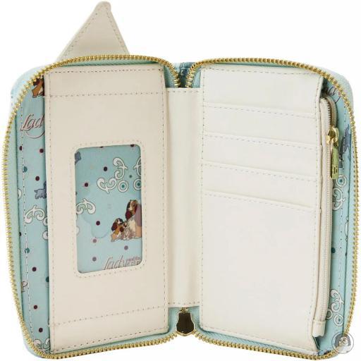 Lady and the Tramp (Disney) Lady's House Zip Around Wallet Loungefly (Lady and the Tramp (Disney))