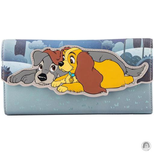 Loungefly Lady and the Tramp (Disney) Lady and the Tramp (Disney) Wet Cemet Flap Wallet