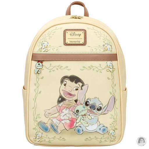 Lilo and Stitch (Disney) Faded Mini Backpack Loungefly (Lilo and Stitch (Disney))