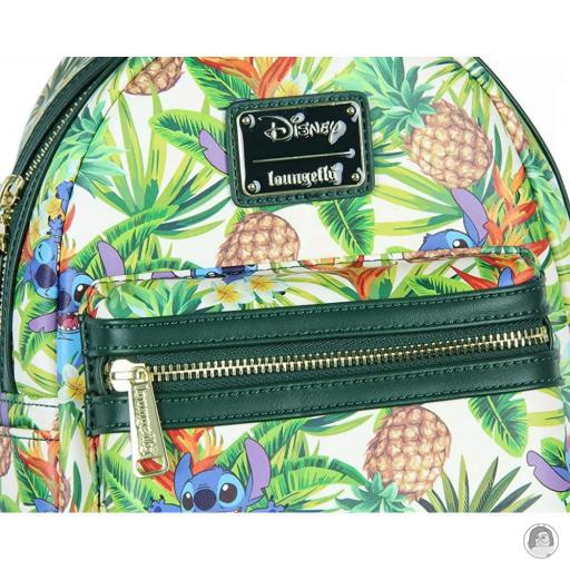 Lilo and Stitch (Disney) Hawaiian Pineapple All Over Print Mini Backpack Loungefly (Lilo and Stitch (Disney))