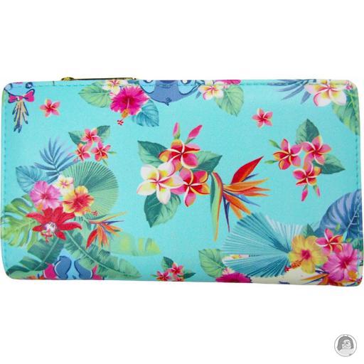 Lilo and Stitch (Disney) Mint Floral Flap Wallet Loungefly (Lilo and Stitch (Disney))