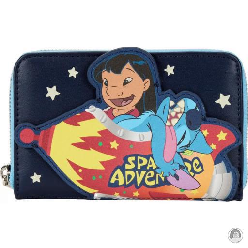 Loungefly Lilo and Stitch (Disney) Lilo and Stitch (Disney) Space Adventure Zip Around Wallet