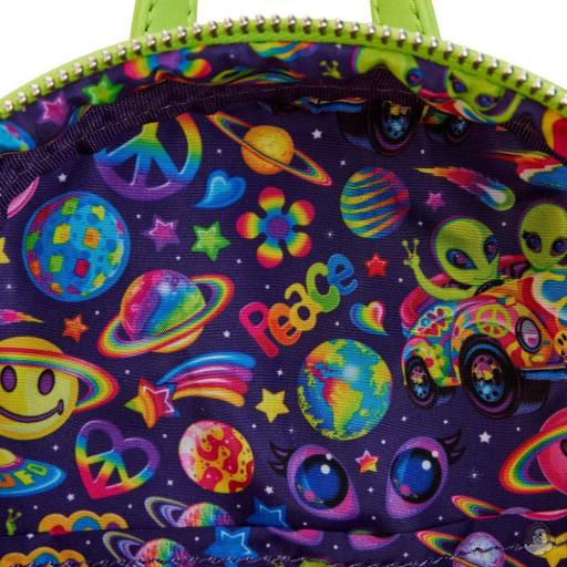 Lisa Frank Cosmic Alien Ride Glow Mini Backpack Loungefly (Lisa Frank)