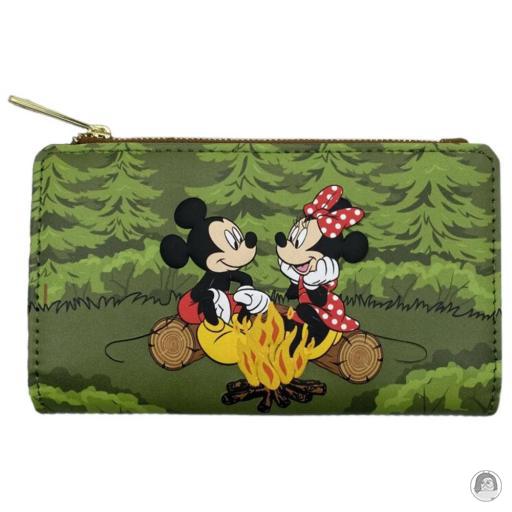 Loungefly Glow in the dark Mickey Mouse (Disney) Camping Scene Flap Wallet