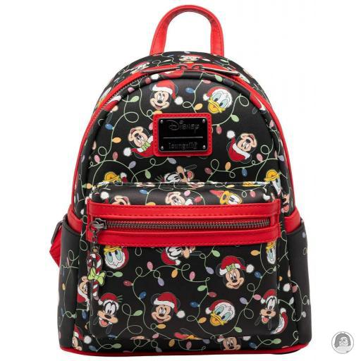 Loungefly Mickey Mouse (Disney) Mickey Mouse (Disney) Christmas Lights Glow Mini Backpack