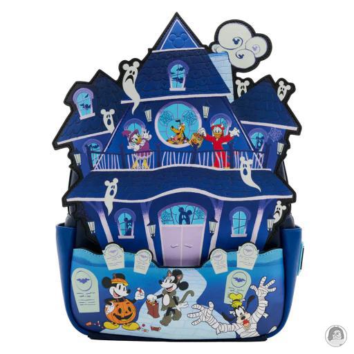 Loungefly Glow in the dark Mickey Mouse (Disney) Halloween Haunted House Mini Backpack