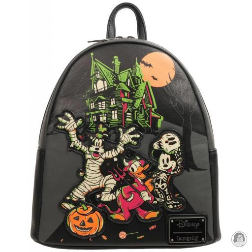 Loungefly Mickey Mouse (Disney) Halloween Trick or Treaters Glow Mini Backpack
