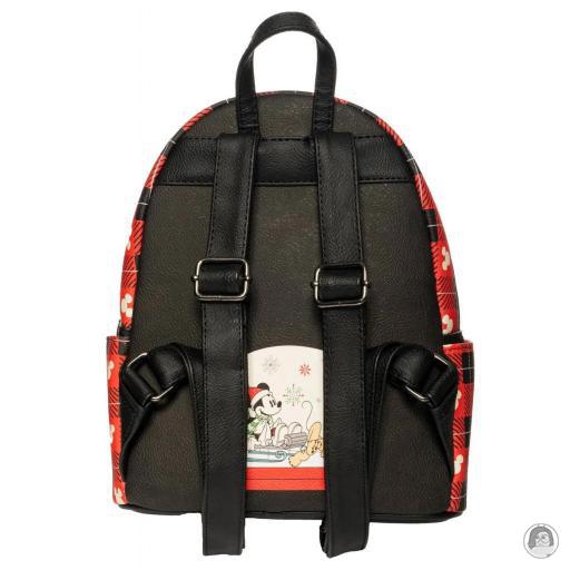 Mickey Mouse (Disney) Holiday Mickey Mouse and Minnie Mouse Mini Backpack Loungefly (Mickey Mouse (Disney))