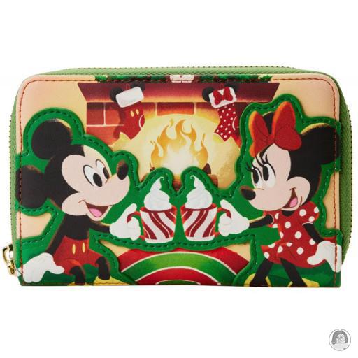 Mickey Mouse (Disney) Hot Cocoa Fireplace Zip Around Wallet Loungefly (Mickey Mouse (Disney))