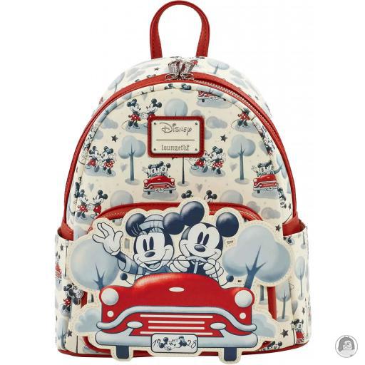 Loungefly Mickey Mouse (Disney) Mickey Mouse (Disney) Mickey and Minnie Car Mini Backpack