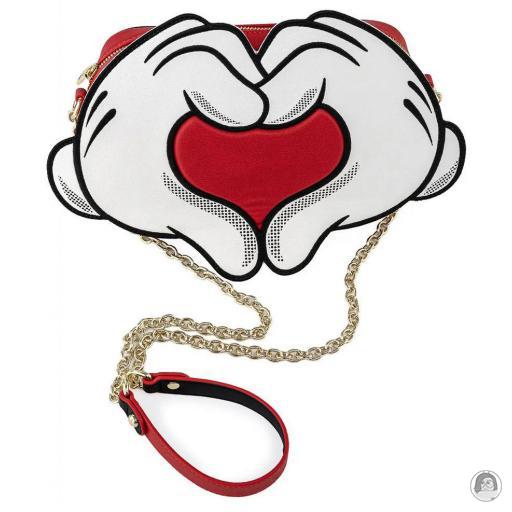 Mickey Mouse (Disney) Mickey and Minnie Mouse Hearts Crossbody Bag Loungefly (Mickey Mouse (Disney))