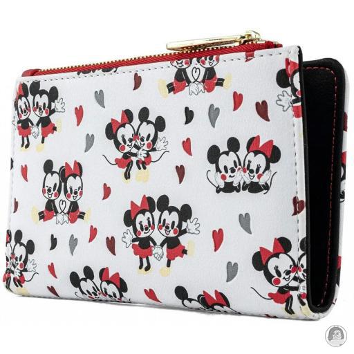 Mickey Mouse (Disney) Mickey and Minnie Mouse Hearts Flap Wallet Loungefly (Mickey Mouse (Disney))