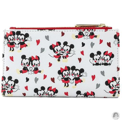 Mickey Mouse (Disney) Mickey and Minnie Mouse Hearts Flap Wallet Loungefly (Mickey Mouse (Disney))